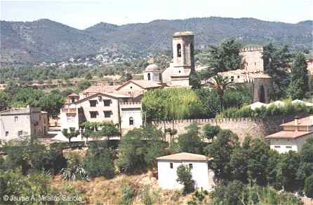 Panoràmica del castell d Jaume I i esglesia de Santa Maria